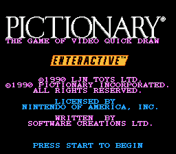 Pictionary - The Game of Video Quick Draw (USA)